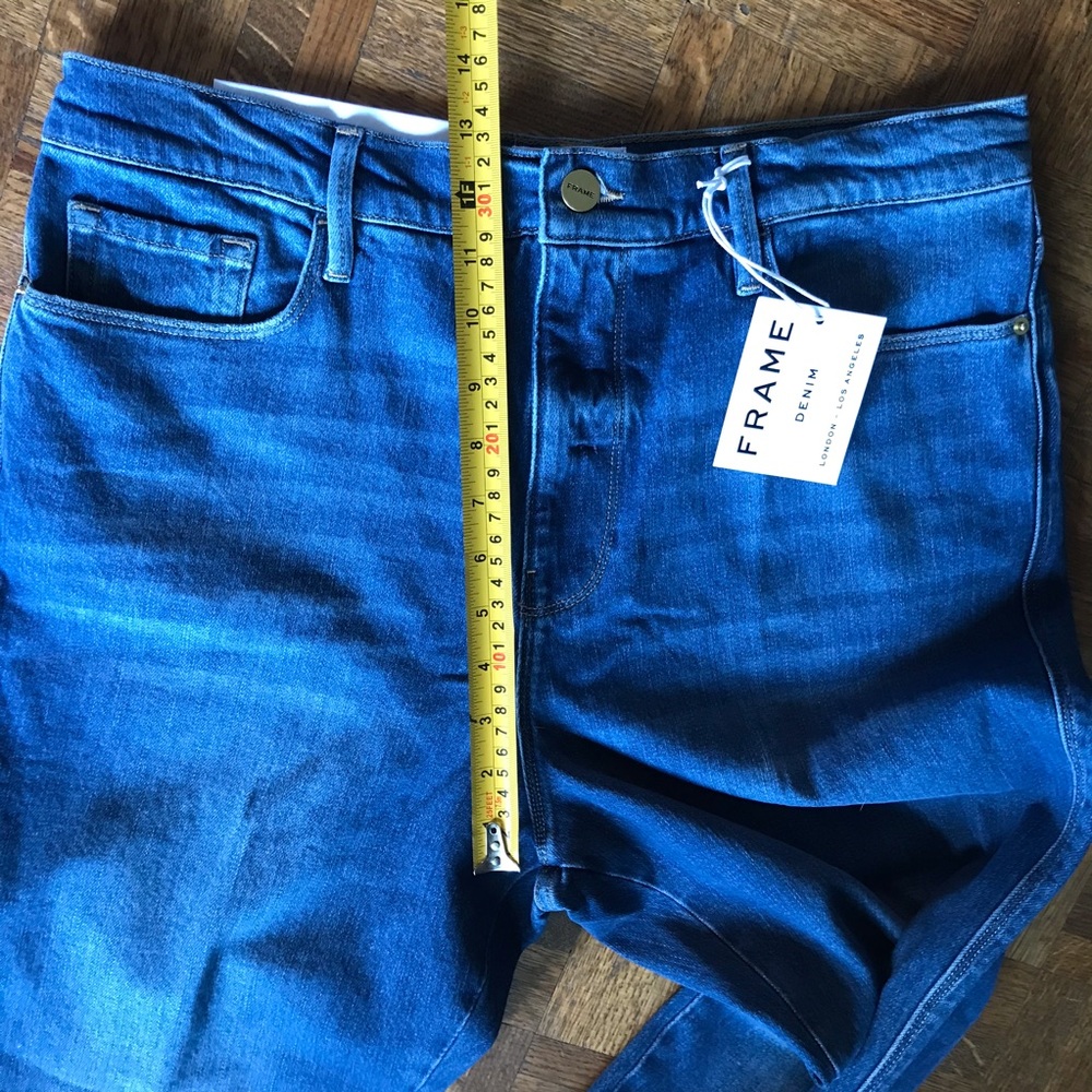 Frame Le Sylvie Crop Straight Leg Jeans size 32 - Picture 12 of 16